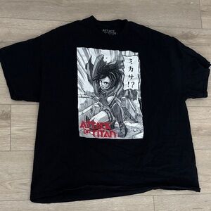Attack on Titan Black Graphic Tee